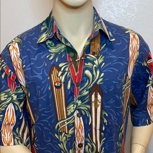 Kane Men’s Short Sleeve Button Down Shirt Size (L)